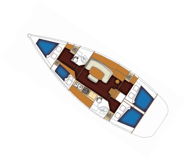 Sail charter Puglia - Cyclades 43.4 For First